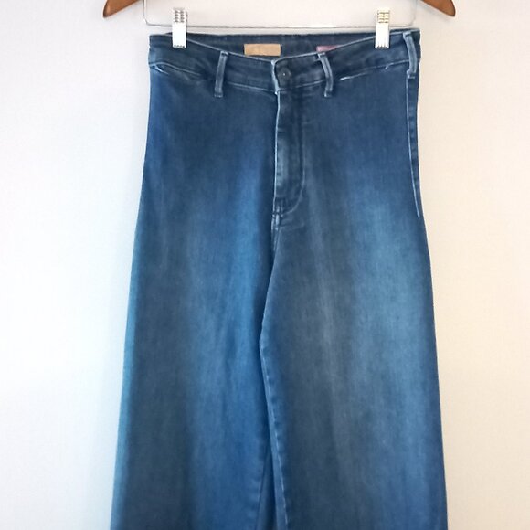 PILCRO (anthropologie) high waist wide leg jeans - Picture 3 of 13